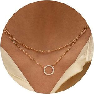 Dainty Gold Necklace for Women, 14K Gold Filled Necklace
